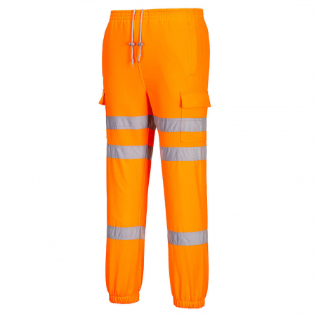 Imbracaminte de lucru - Pantaloni reflectorizanti in talie Portwest RT48, 65% poliester, 35% bumbac, 300 gr/mp