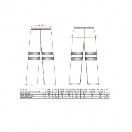 Pantaloni reflectorizanti Portwest SEALTEX ULTRA RT51, 100% poliester, 185 gr/mp [1]