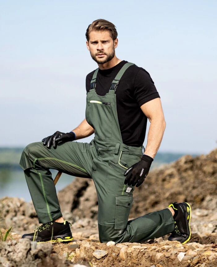 Pantaloni salopeta cu pieptar Ardon CREATRON, 98% bumbac, 2% elastan, 250 gr/mp [2]