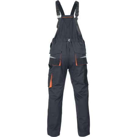 Pantaloni salopeta cu pieptar Cerva EMERTON STRETCH, 65% poliester, 32% bumbac, 3% spandex, 245 gr/mp [1]