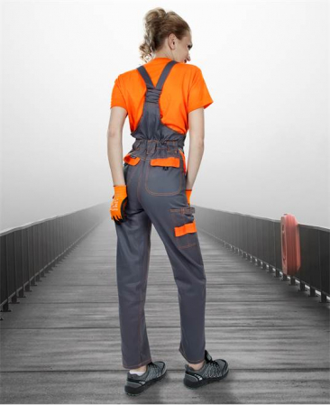 Pantaloni salopeta cu pieptar dama Ardon COOL TREND, 100% bumbac, 260gr/mp [2]