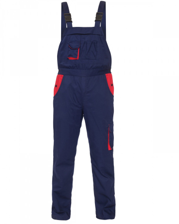 Imbracaminte de lucru - Pantaloni salopeta cu pieptar DARIA, 65% poliester, 35% bumbac, 240 gr/mp