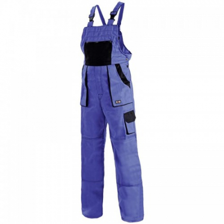Imbracaminte de lucru - Pantaloni salopeta cu pieptar Canis LUX ROBIN,100% bumbac, 260 gr/mp