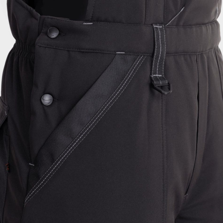 Pantaloni salopeta cu pieptar matlasata de iarna Stenso REVOLT SOFTSHELL WINTER, 100% poliester, 240 gr/mp [3]