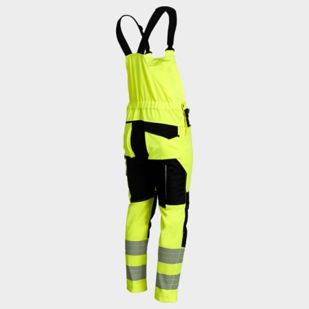 Pantaloni salopeta cu pieptar reflectorizanti Stenso REVOLT HV 4STRETCH, 100% poliester, 280 gr/mp [2]