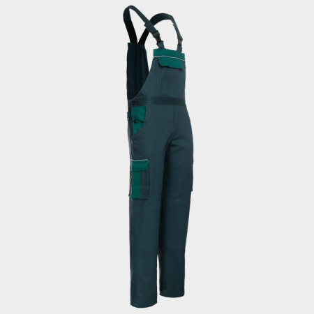 Pantaloni salopeta cu pieptar Stenso ASIMO, 100% bumbac, 240 gr/mp [3]
