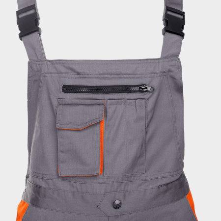 Pantaloni salopeta cu pieptar Stenso CARGO DM, tercot, 235 gr/mp [4]