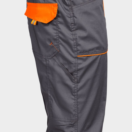 Pantaloni salopeta cu pieptar Stenso PRISMA LIGHT STRETCH, 63% poliester, 34% bumbac, 3% spandex, 190 gr/mp [2]