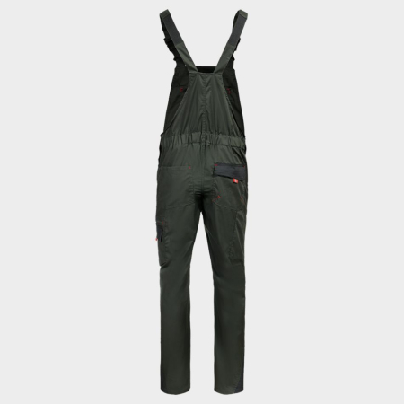 Pantaloni salopeta cu pieptar Stenso PRISMA LIGHT STRETCH, 63% poliester, 34% bumbac, 3% spandex, 190 gr/mp [3]