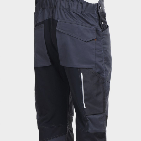 Pantaloni salopeta cu pieptar Stenso REVOLT 4STRETCH, 57% bumbac, 40% poliester, 3% spandex, 260 gr/mp [4]
