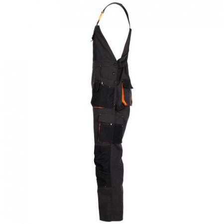 Pantaloni salopeta de protectie Renania RICHARD NEXT, 20% bumbac, 80% poliester, 270 gr/mp [1]