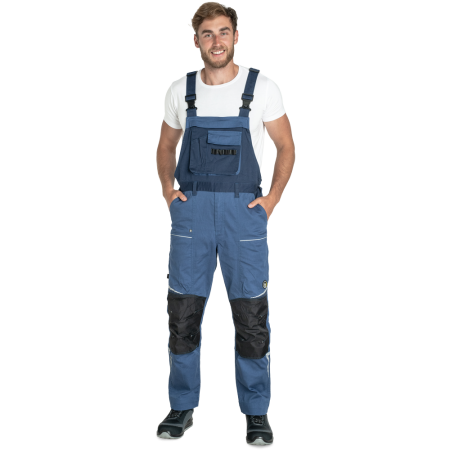 Pantaloni salopeta pieptar Cerva STIRLING STRETCH, 97% bumbac, 3% spandex, 260 g/mp [1]