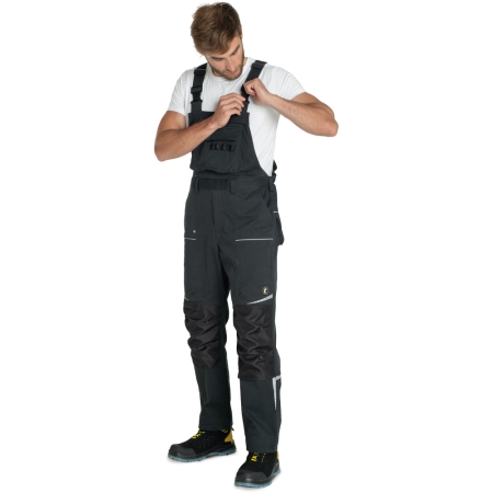 Pantaloni salopeta pieptar Cerva STIRLING STRETCH, 97% bumbac, 3% spandex, 260 g/mp [3]