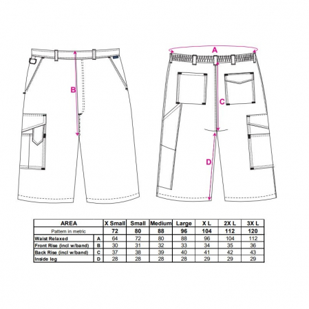 Pantaloni scurti de lucru Portwest COMBAT S790, 65% poliester, 35% bumbac, 210g [1]