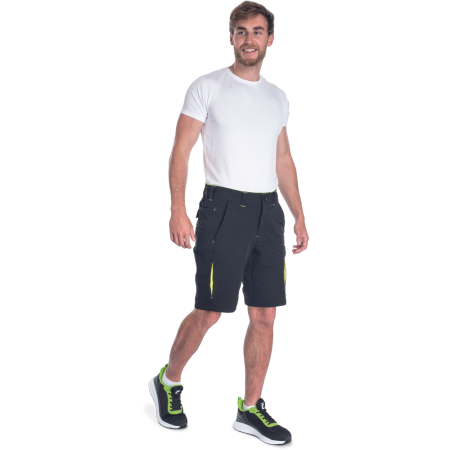 Pantaloni scurti de lucru Cerva L-SURE DAWSON, 90% poliamida (nailon), 10% spandex, 260 gr/mp [1]