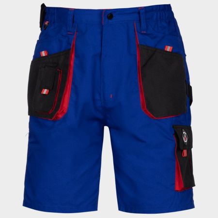 Imbracaminte de lucru - Pantaloni scurti de lucru Stenso KASTOR ROYAL BLUE, tercot 35/65, 260 gr/mp