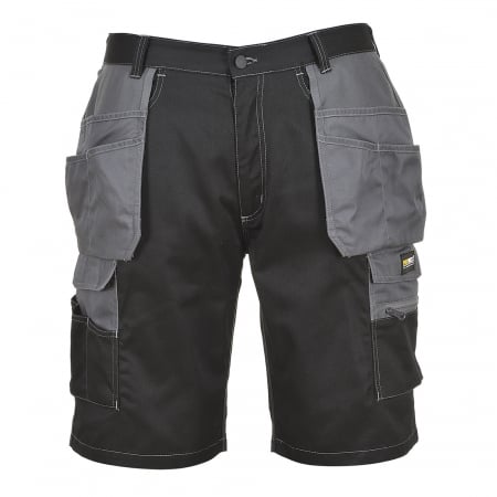 Imbracaminte de lucru - Pantaloni scurti de lucru Portwest GRANITE HOLSTER KS18, 65% poliester, 35% bumbac, 245g