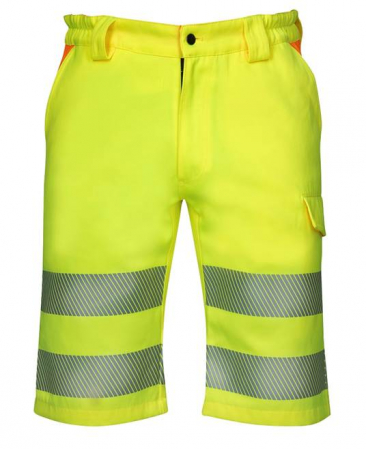 Imbracaminte de lucru - Pantaloni scurti reflectorizanti Ardon SIGNAL, 65% poliester - 35% bumbac, 290 gr/mp