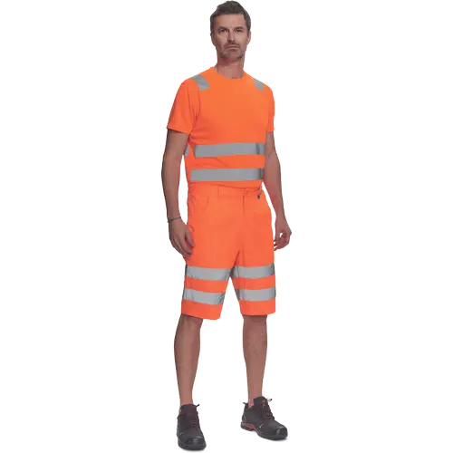 Pantaloni scurti reflectorizanti Cerva FERROL, 50% bumbac, 50% poliester, 200 gr/mp [2]