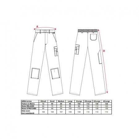 Pantaloni de lucru in talie Portwest S817, pentru zugravi, 100% Bumbac, 305g [1]