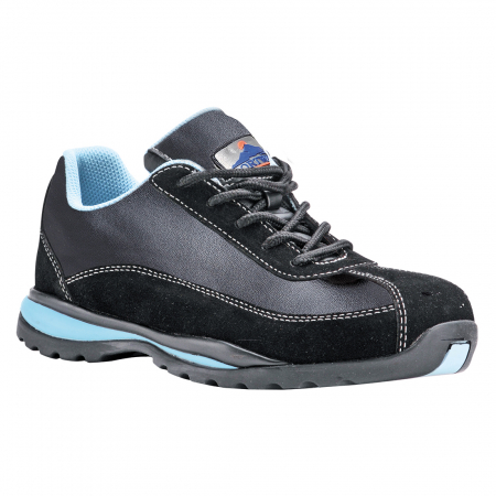 Incaltaminte de protectie - Pantofi de protectie dama Portwest FW39 STEELITE S1P, bombeu metalic si lamela