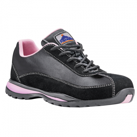 Pantofi de protectie - Incaltaminte de lucru si protectie - Pantofi de protectie dama Portwest FW39 STEELITE S1P, bombeu metalic si lamela