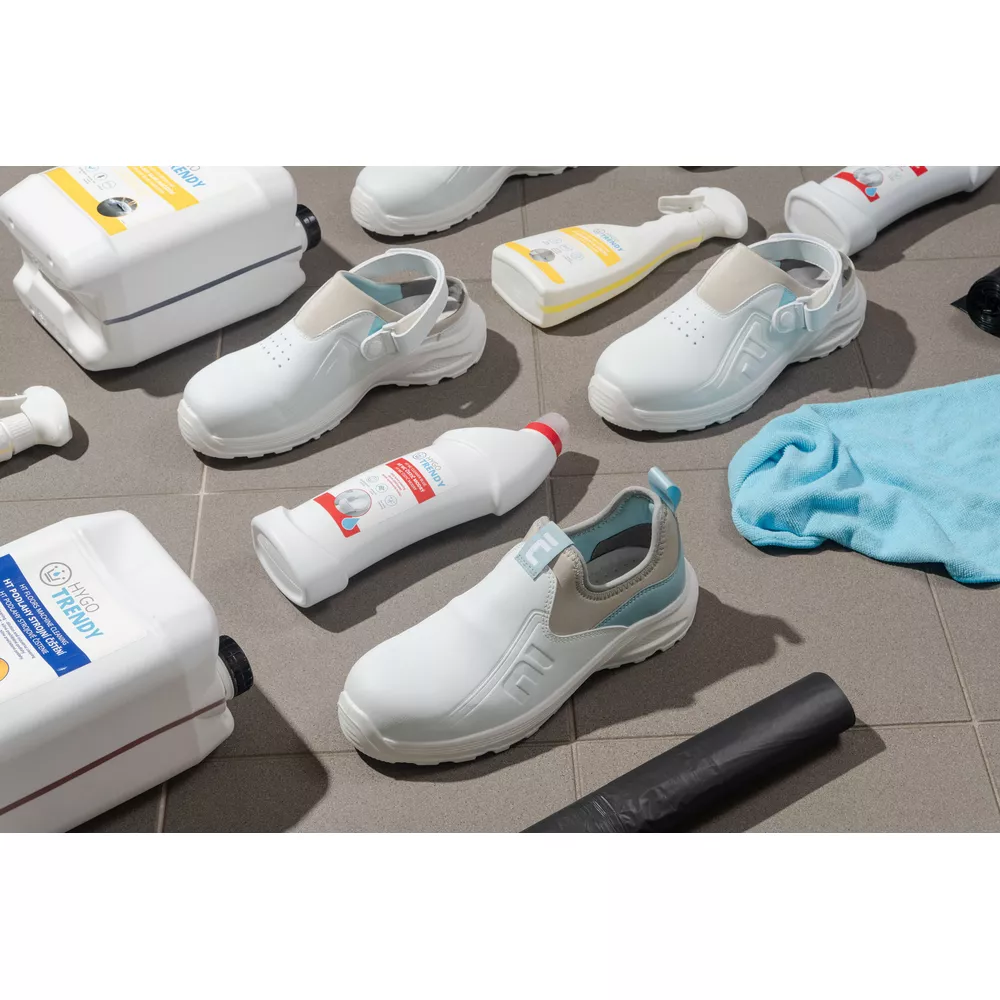 Pantofi albi de protectie Cerva Safety HYGOSAFE S2 ESD SR, cu bombeu din fibra de carbon si captuseala antibacteriana [3]