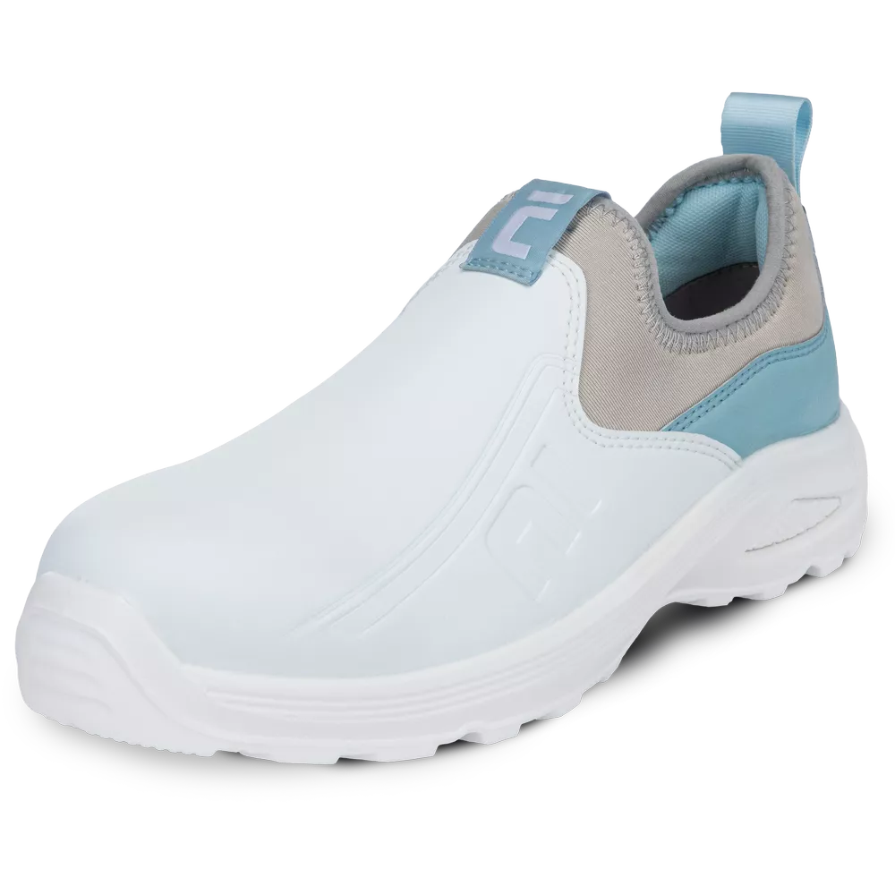 Pantofi - Pantofi de lucru albi Cerva Safety HYGOSAFE O2 ESD SR, fara bombeu, cu captuseala antibacteriana