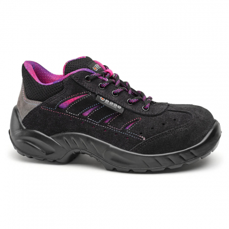 Incaltaminte de protectie - Pantofi de protectie dama Base B0168D ZOE S1PL, cu bombeu metalic si lamela