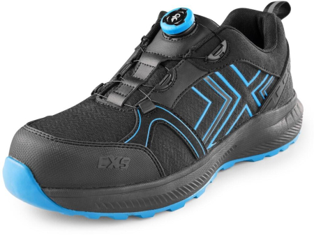 Pantofi de lucru S3 cu bombeu si lamela, piele hidrofobizata - Pantofi de protectie Canis CXS 2128 ISLAND LIPARI S3S HI CI SC FO SR HRO, cu bombeu din compozit si lamela