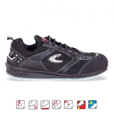 Incaltaminte de protectie - Pantofi de protectie Cofra PETRI S1P SRC, cu bombeu metalic si lamela