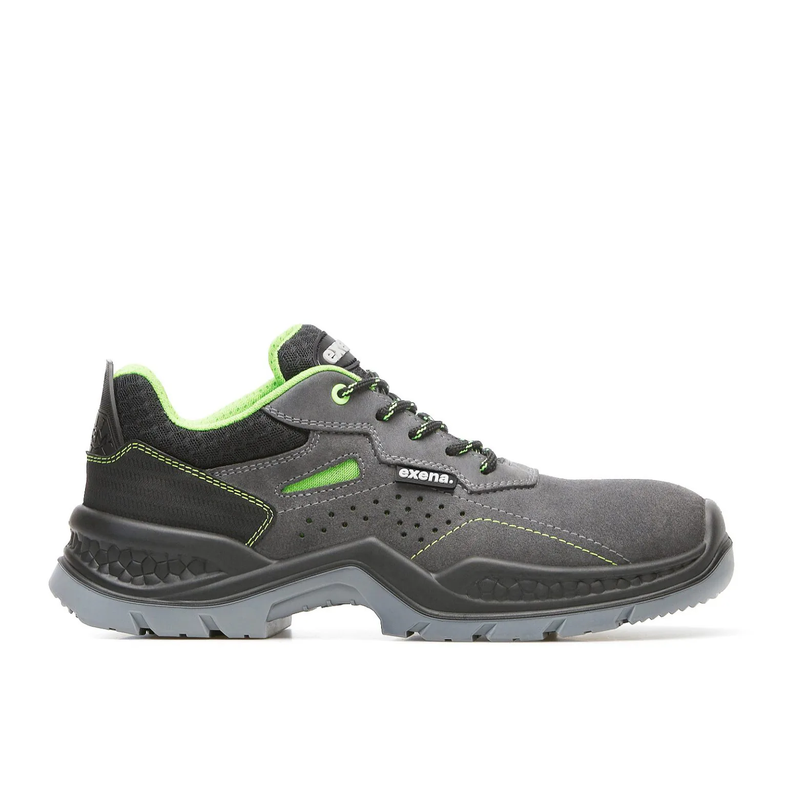 Pantofi de protectie cu bombeu si lamela (S1P) - Pantofi de protectie Exena ADVANCED ANTIGUA S1P SRC, bombeu compozit si lamela