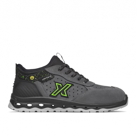 Incaltaminte de protectie - Pantofi de protectie Exena LEVITY-X Neptune S1P ESD SRC, cu bombeu aluminiu si lamela