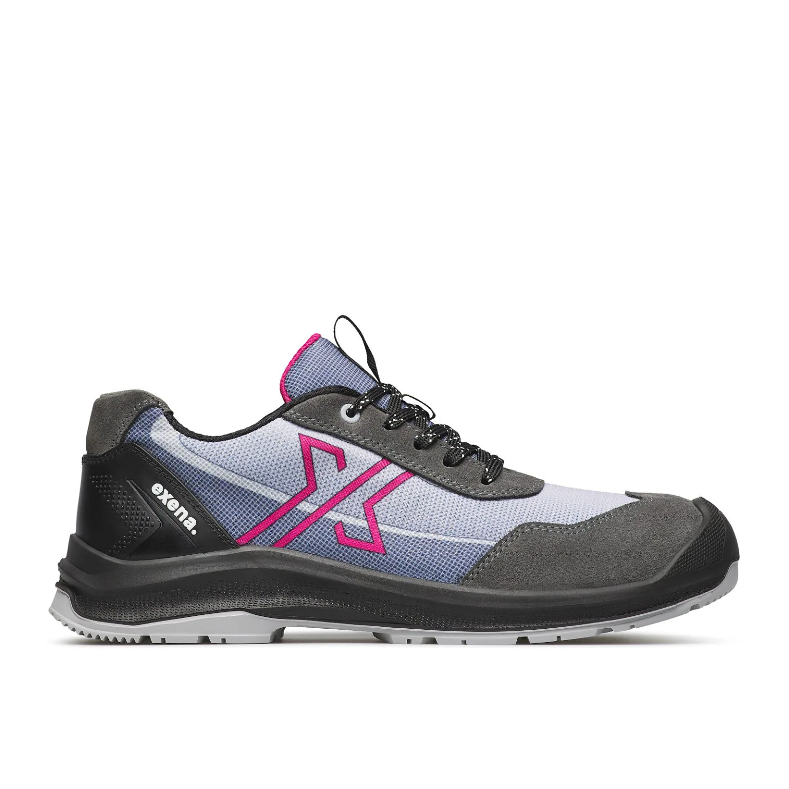 Pantofi de protectie cu bombeu si lamela (S1P) - Pantofi de protectie Exena dama STRATUS S1PL FO SR ESD, cu bombeu din fibra de sticla si lamela