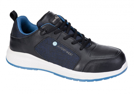 Incaltaminte de protectie - Pantofi de protectie Portwest FC07 Eco Composite Trainer S3S, cu bombeu compozit si lamela