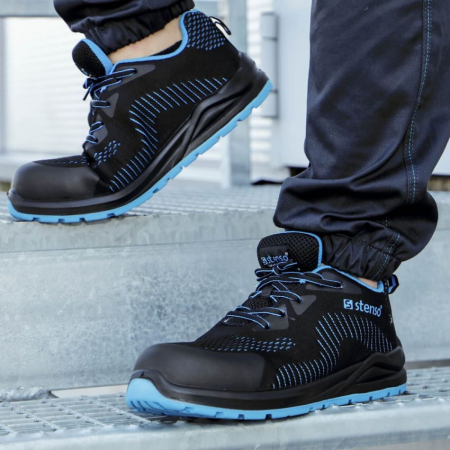 Pantofi de protectie Stenso RACE PRO S1PS MF SR, cu bombeu fibra de sticla si lamela kevlar [1]