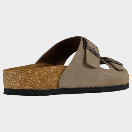 Papuci cu talpa din pluta Leon LADY, piele naturala cu talpa PU [4]