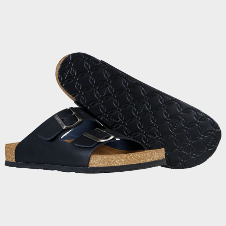 Papuci cu talpa din pluta Leon SUEDE [2]