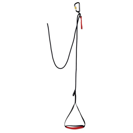 Pedala din cordelina Singing Rock FOOTER XP W1051BX, 90g, max. 180kg, ajustabila 30-170cm, compatibila cu carabiniera OXAN si blocator LIFT [1]