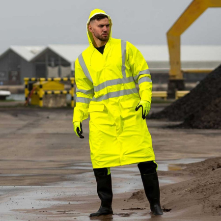 Pelerina de ploaie reflectorizanta Stenso STORMER HV COAT, 200 gr/mp [1]