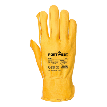 Manusi captusite de protectie Portwest A271 DRIVER, piele integrala bovina [1]