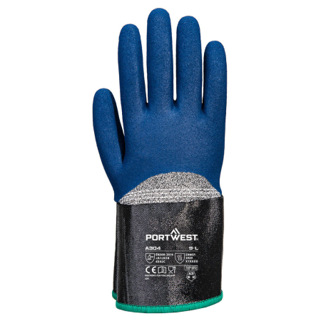 Manusi de protectie chimica Portwest A304 GRIP C13 EXTEND CUFF, impregnate 3/4 nitril [1]