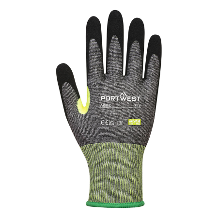 Manusi de protectie taiere Portwest A650 CS CUT E15, impregnate in nitril [1]