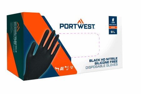 Manusi de protectie Portwest - Manusi din nitril Portwest A930 HD, unica folosinta, 100buc/cutie