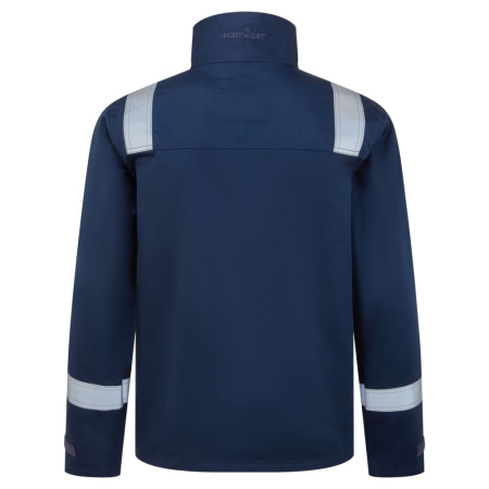 Jacheta ignifugata de protectie Portwest FR741 FR Bizflame WORK+,  99% bumbac, 1% fibra de carbon, 280 gr/mp [2]
