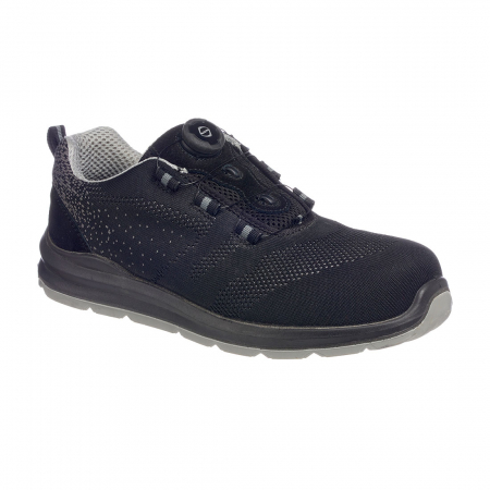 Incaltaminte de protectie - Pantofi de protectie Portwest FT08 WIRE SAFETY TRAINER KNIT S1P, bombeu compozit si lamela