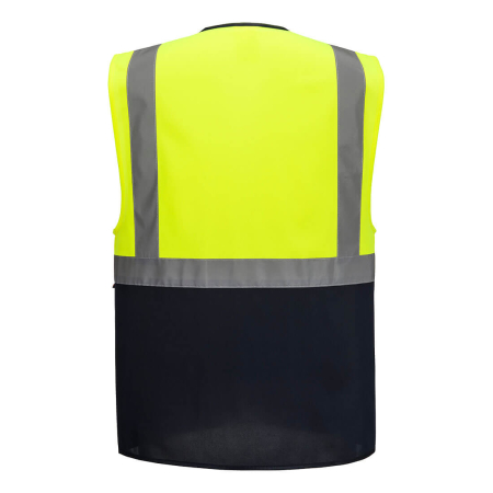 Vesta reflectorizanta cu fermoar Portwest ES076 ESSENTIAL Hi-Vis, 100% poliester, 125g [1]