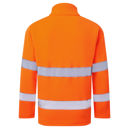 Jacheta fleece reflectorizanta Portwest ES250 ES1 ESSENTIAL Hi-Vis, 100% poliester, 250gr/mp [1]
