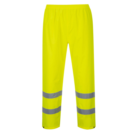 Pantaloni talie reflectorizanti - Pantaloni impermeabili reflectorizanti Portwest ES441 ES1 Hi-Vis, 100% poliester, 200g