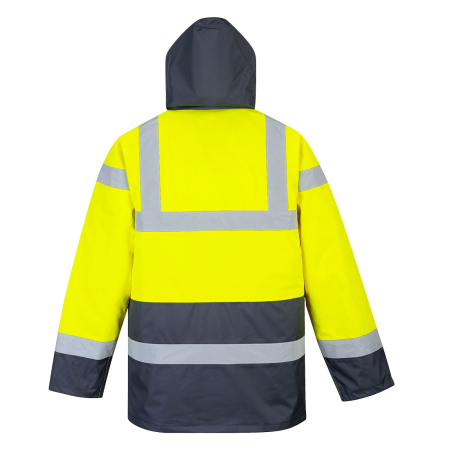 Jacheta impermeabila reflectorizanta de iarna Portwest ES466 ESSENTIAL CONTRAST WINTER, 100% poliester, 160g [1]